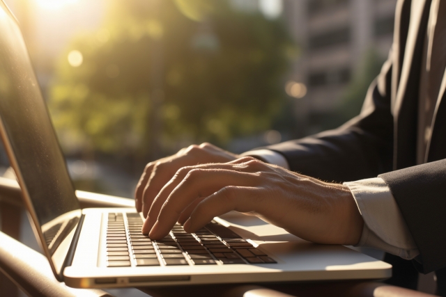 パソコンで検索